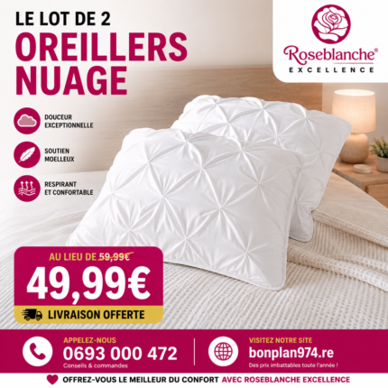 OREILLER NUAGE livraison offerte