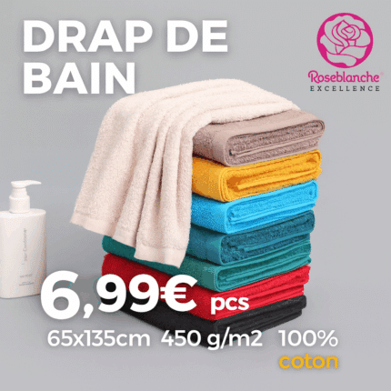 Serviette de bain 65x135cm 450g/m2