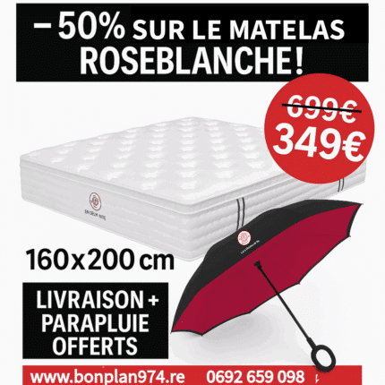 Matelas ROSEBLANCHE haut de gamme 30cm