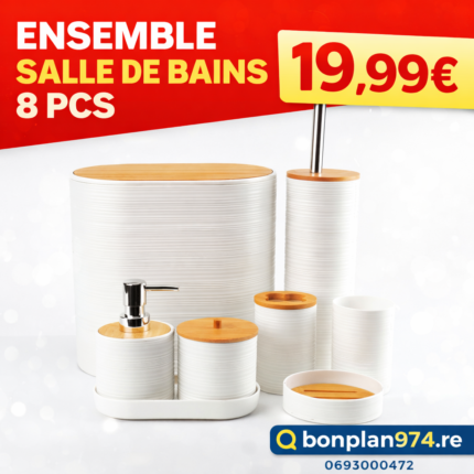 Ensemble de salle de bain 8 pcs